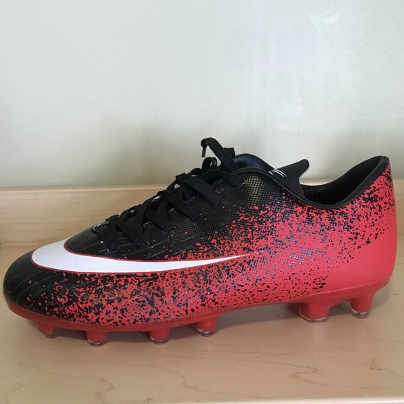 Men Soccer Shoes Low/High Ankle Football Boots Cleats - Picture 7 of 8